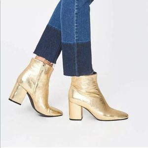 Anine Bing Jane boot gold size 6